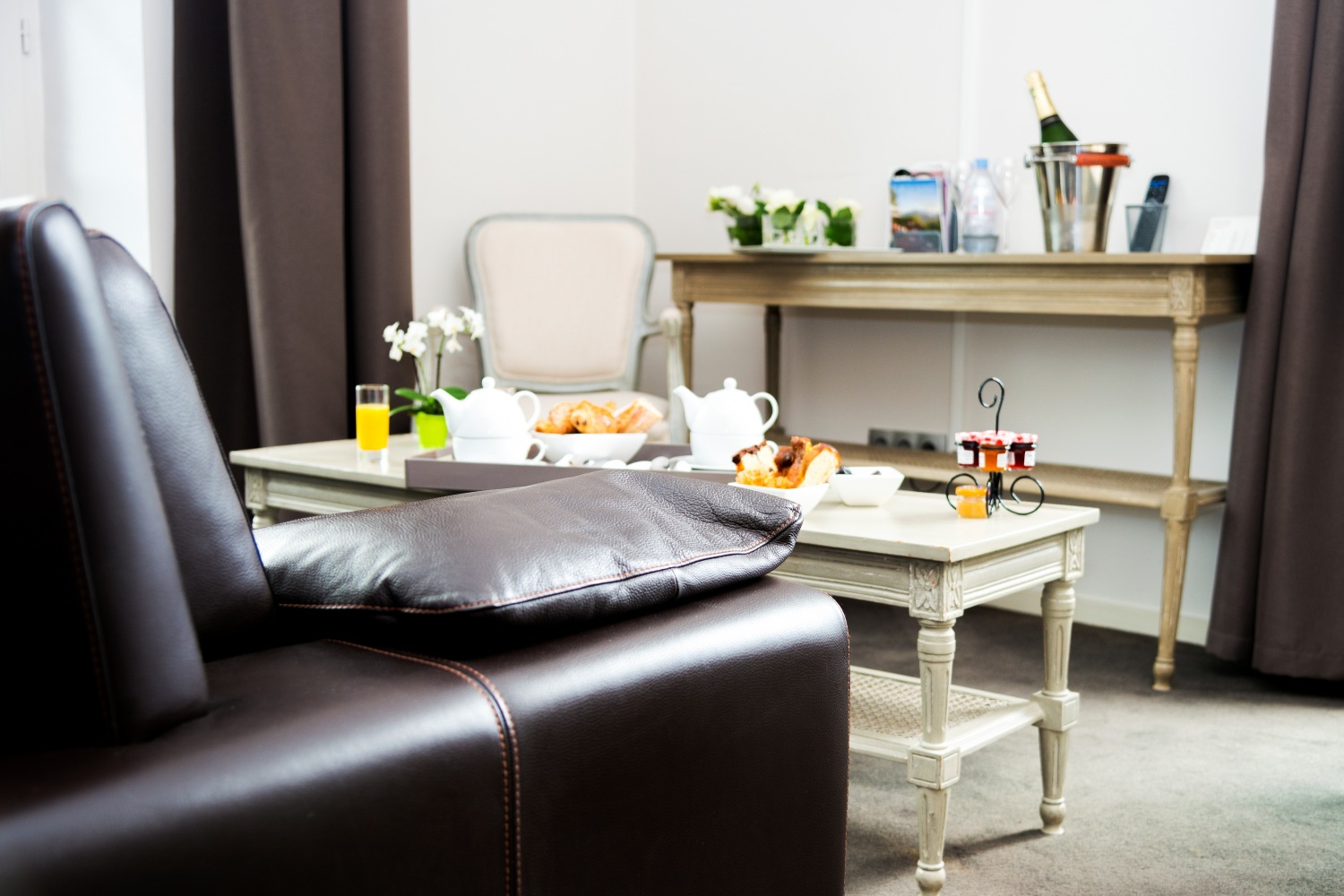 Salon des chambres suite